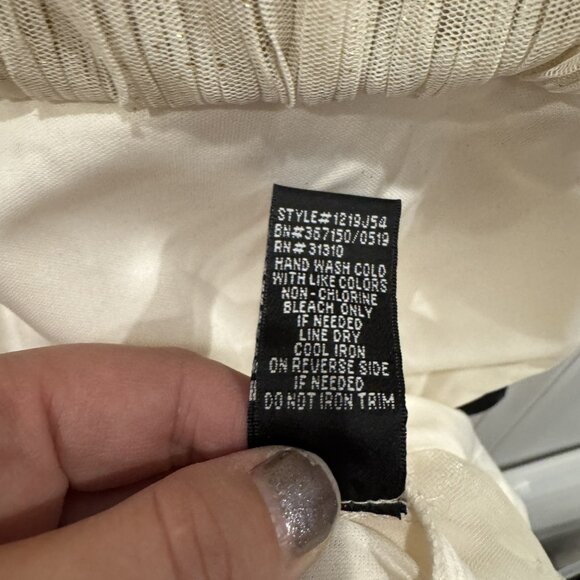 NWT 24W Gorgeous Sparkly Champagne Dress Formal Cocktail Dress NYE Beaded - Picture 9 of 9